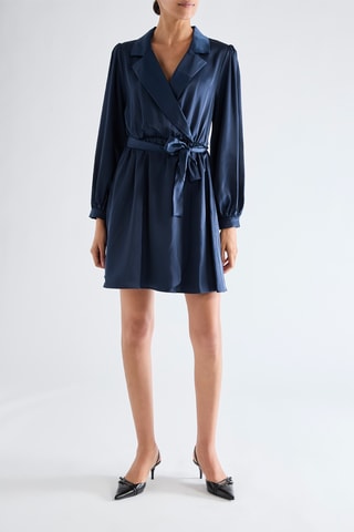 Robe patineuse - Bleu marine