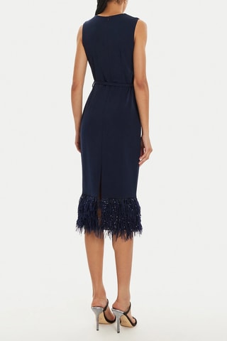 Robe fourreau - Bleu marine