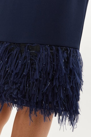 Robe fourreau - Bleu marine