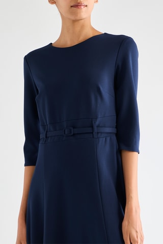 Robe patineuse - Bleu marine