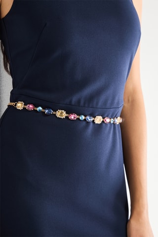 Robe longue - Bleu marine