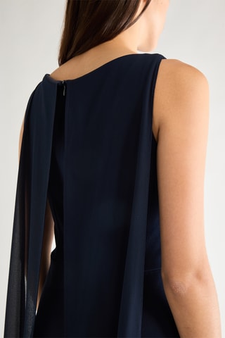 Robe longue - Bleu marine