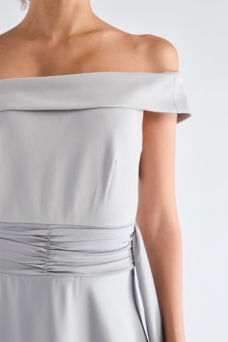 Robe longue - Gris clair