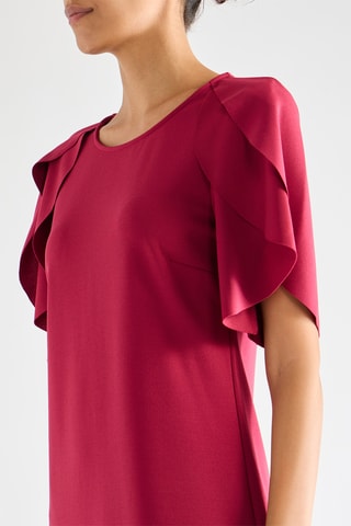 Robe trapèze - Bordeaux