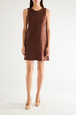 Robe droite - Marron