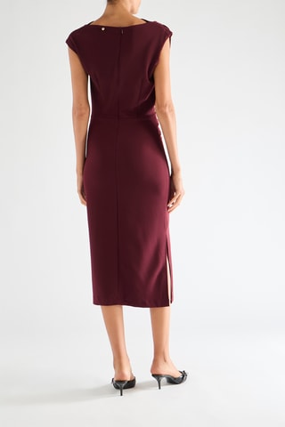 Robe midi - Bordeaux