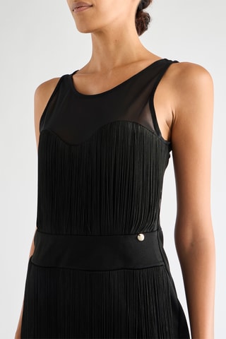 Robe plissée - Noir