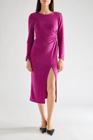 Robe midi - Violet