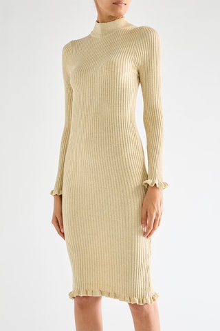 Robe fourreau - Beige