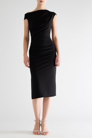 Robe fourreau - Noir