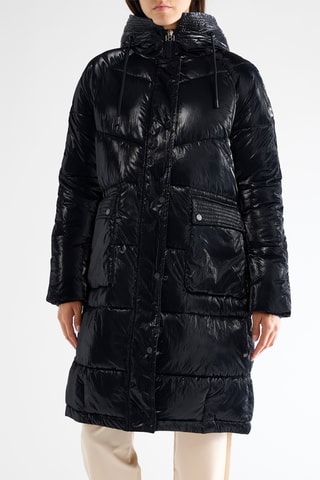 Doudoune longue - Bleu foncé