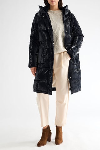 Doudoune longue - Bleu foncé