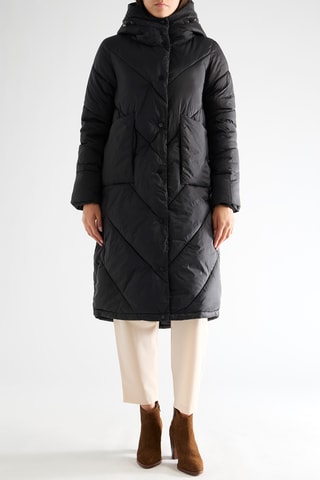 Doudoune longue - Noir