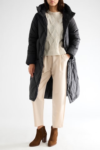 Doudoune longue - Noir