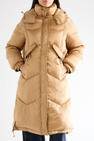 Doudoune longue - Beige