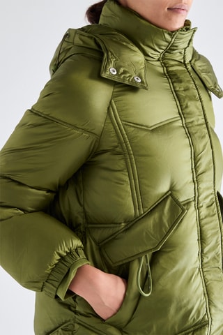 Doudoune longue - Kaki