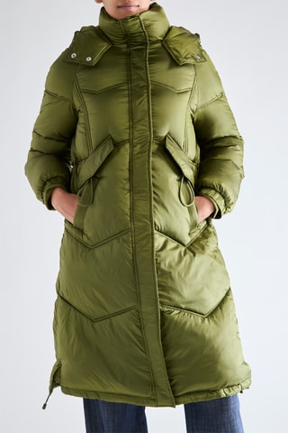 Doudoune longue - Kaki