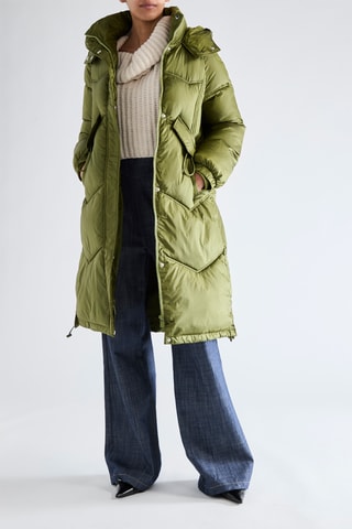 Doudoune longue - Kaki