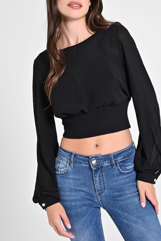 Crop top - Noir