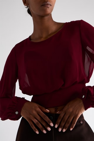 Crop top - Bordeaux