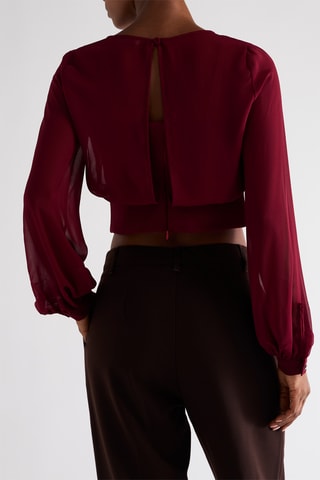 Crop top - Bordeaux