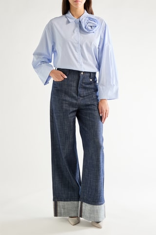 Chemisier - Bleu clair