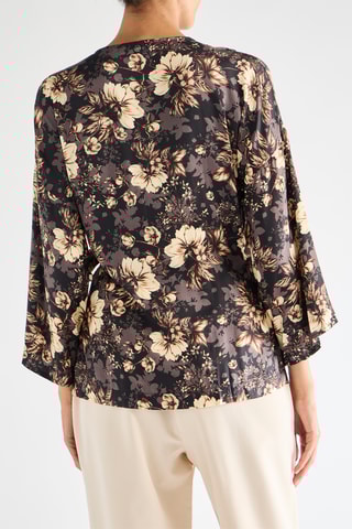 Blouse portefeuille - Noir