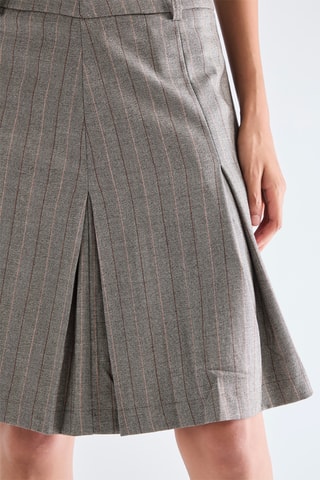 Jupe plissée - Gris