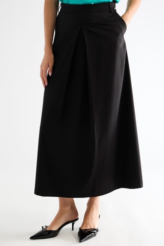 Jupe longue taille haute - Noir