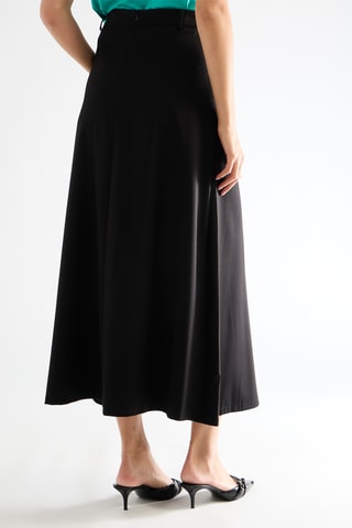 Jupe longue taille haute - Noir