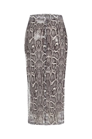 Jupe fourreau - Gris