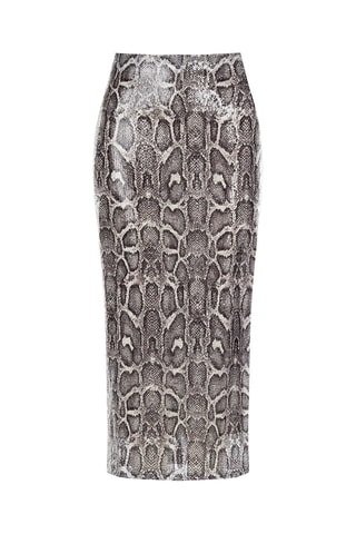 Jupe fourreau - Gris