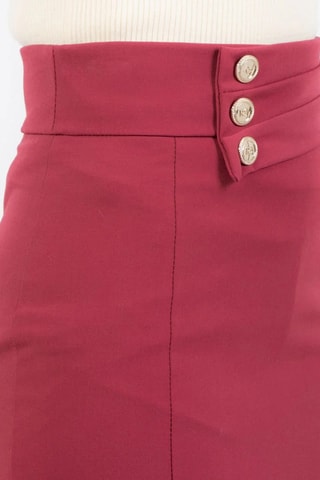 Jupe fourreau taille haute - Bordeaux