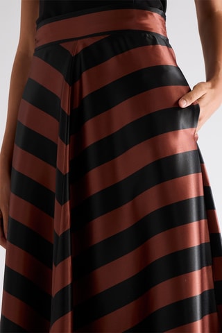Jupe longue - Marron et noir