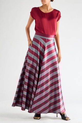 Jupe longue - Bordeaux