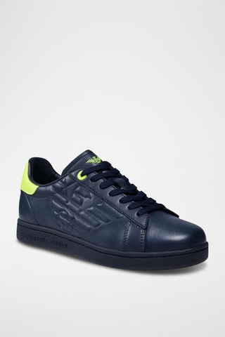 Sneakers en cuir Bleu marine