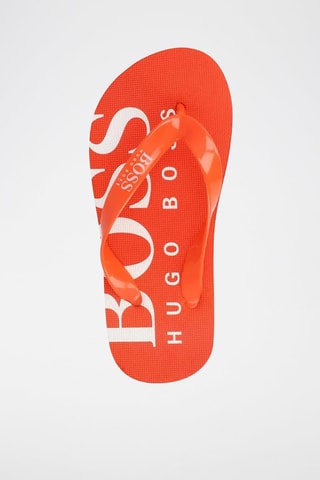 Tongs - Orange et blanc