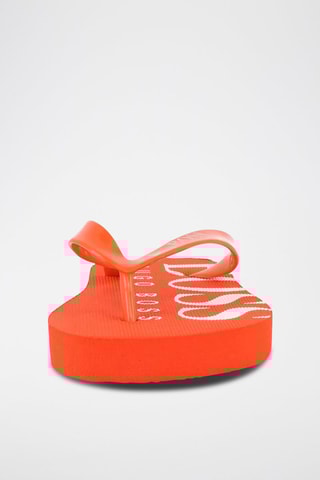 Tongs - Orange et blanc