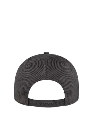 Casquette en velours - Noir et jaune