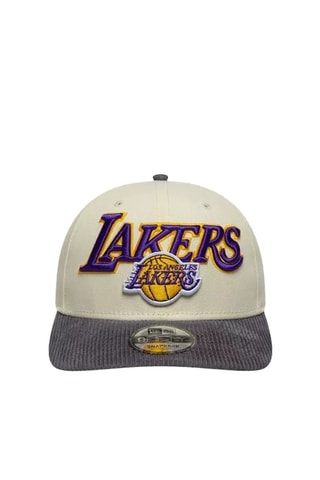 Casquette - Beige et violet