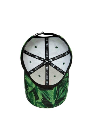 Casquette Red Sox de Boston Camo Leaf Green 9Forty - Kaki et orange