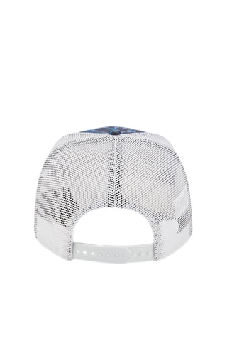 Casquette Trucker New York Yankees Leopard Print A-Frame - Bleu et noir
