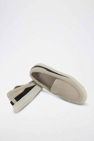 Mocassins en cuir - Beige