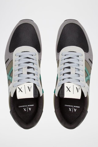 Sneakers - Gris et vert