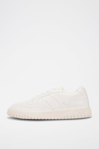 Baskets en cuir - Ecru