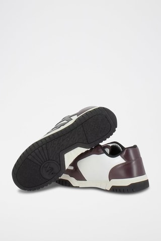 Baskets en cuir - Bordeaux