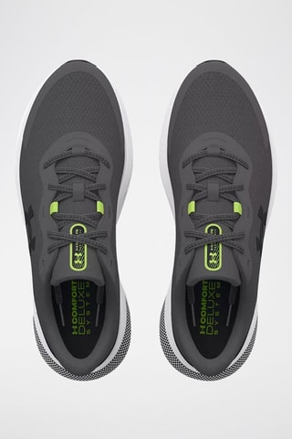 Baskets en cuir Under Armour HOVR Turbulence 2 RS - Gris et blanc