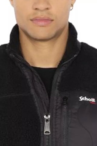 Veste polaire sans manches - Noir