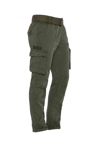 Pantalon cargo Army Ceinture - Vert olive