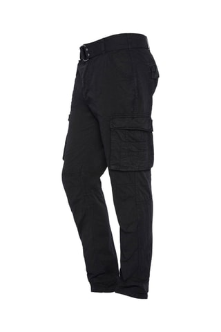 Pantalon cargo Army Ceinture - Noir
